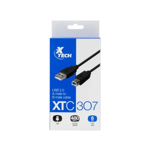 Cable USB-A a USB-B XTech XTC-307
