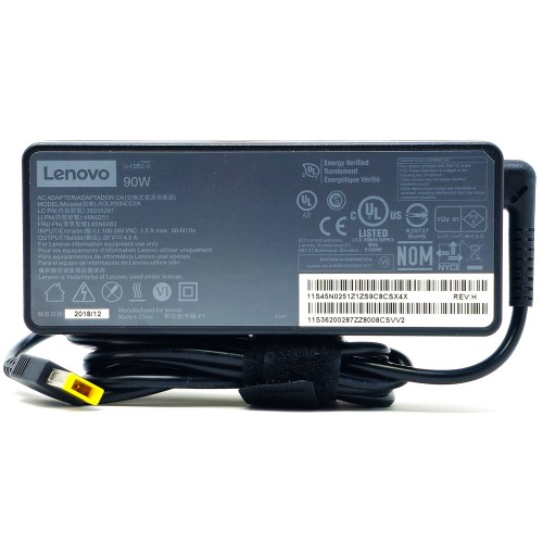 Cargador Lenovo Punta Cuadrada 90W Cargador Lenovo Punta Cuadrada 90W
